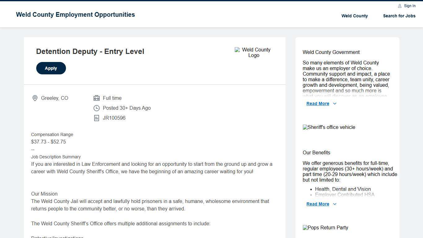 Weld County Employment Opportunities